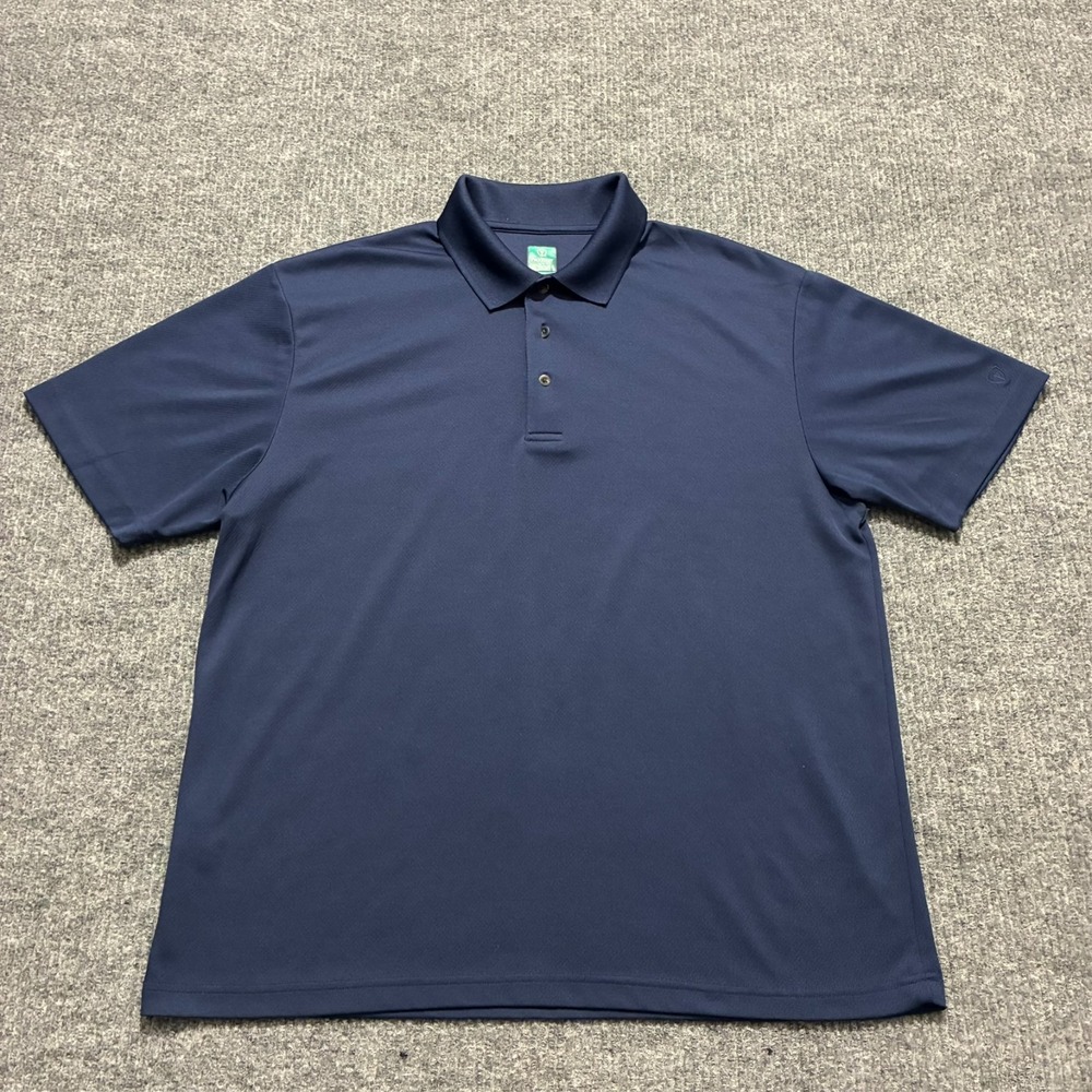 Pro Tour Airplay Mens Polo Shirt Size XL‎ Blue Short Sleeve Casual Activewear